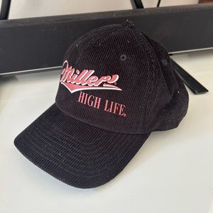 Miller High Life Corduroy trucker hat